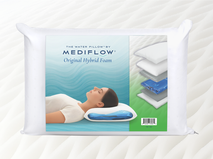 Mediflow Water Pillow - Original Hybrid Memory Foam