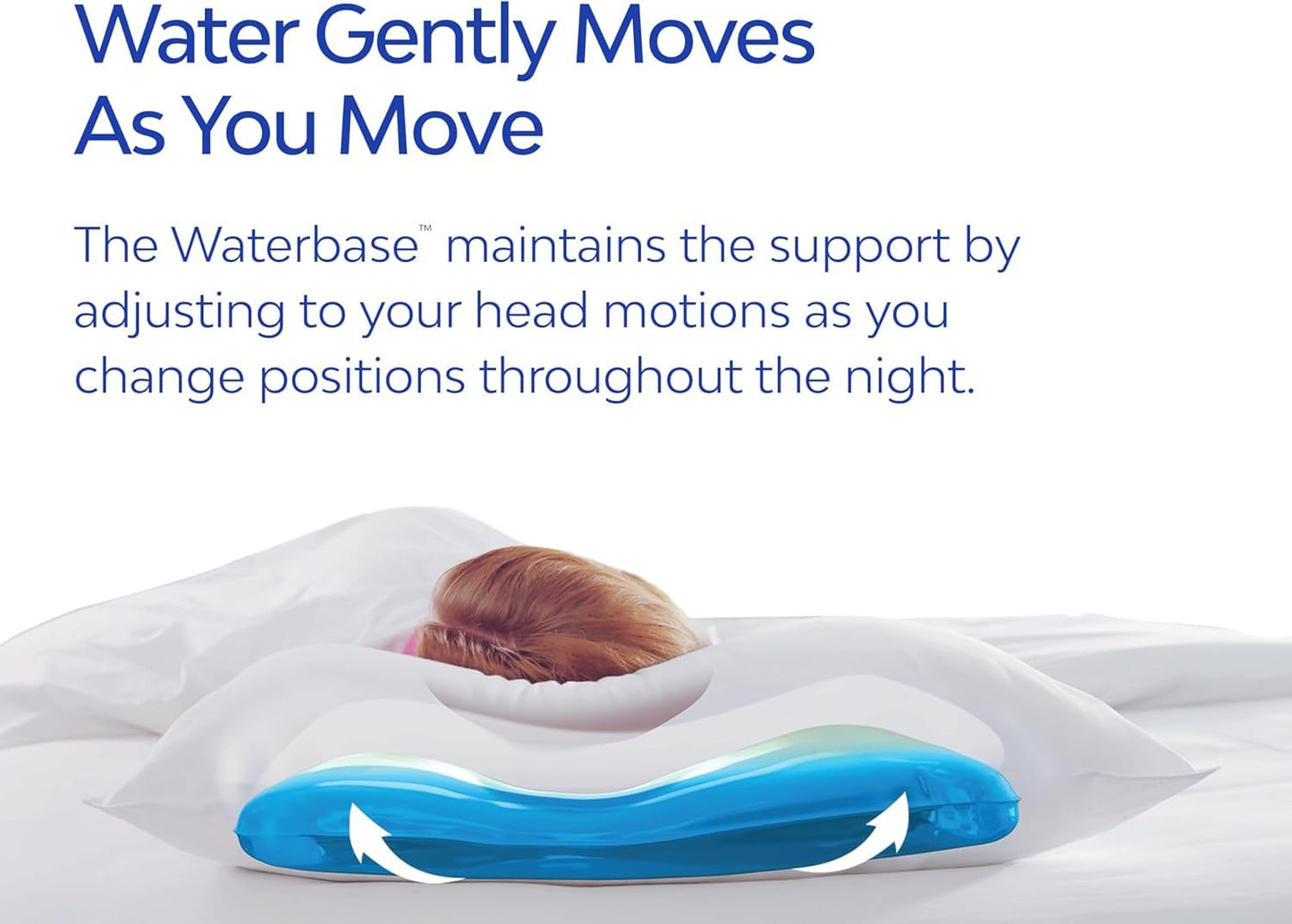 Mediflow Water Pillow - Fibre Travel Size